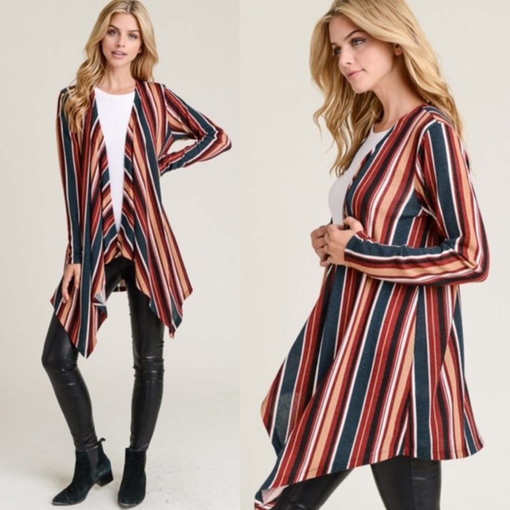 Striped Cardigan